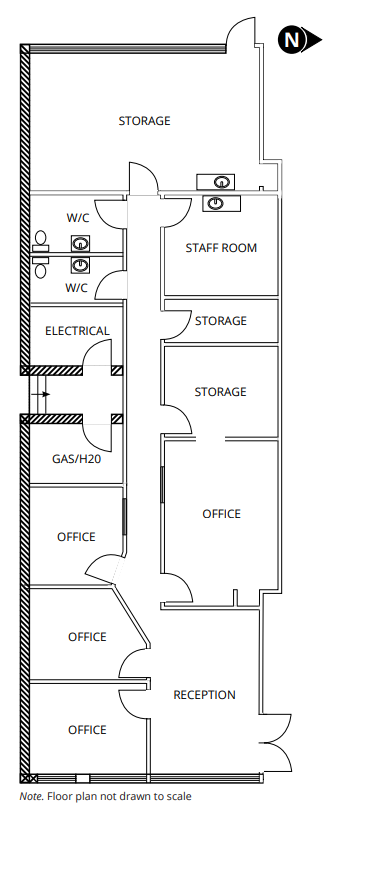 508 6 St S, Lethbridge, AB for lease Floor Plan- Image 1 of 1