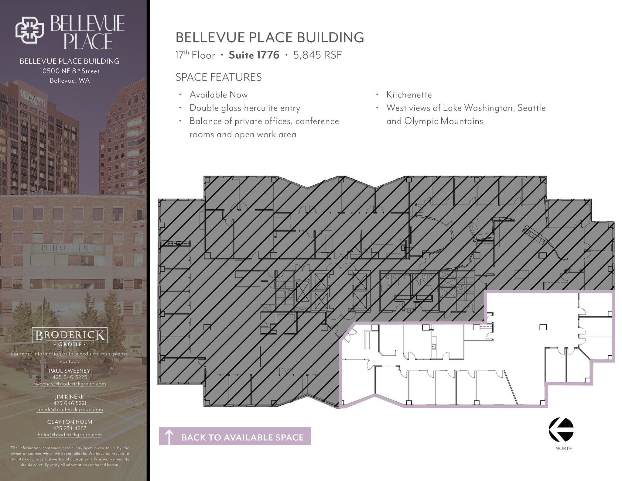 10500 NE 8th St, Bellevue, WA for lease Floor Plan- Image 1 of 1