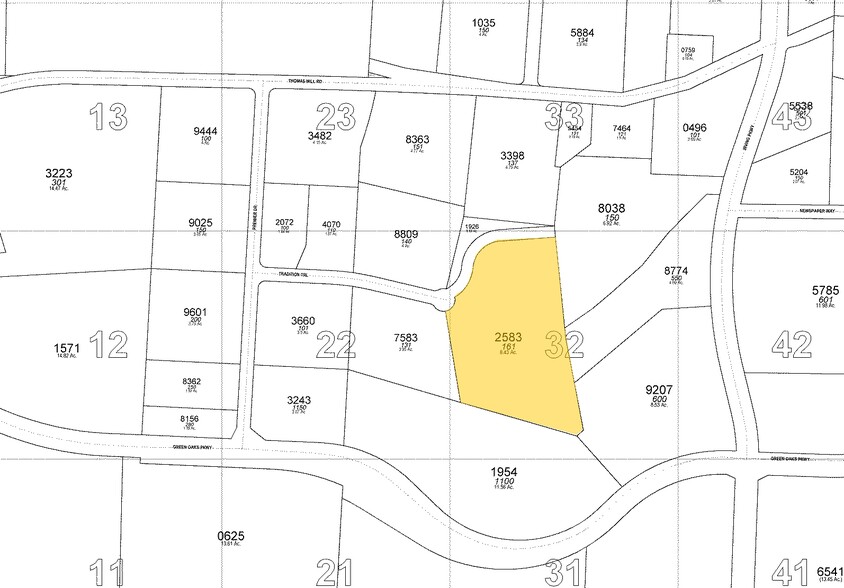 161 Tradition Trl, Holly Springs, NC for lease - Plat Map - Image 2 of 12