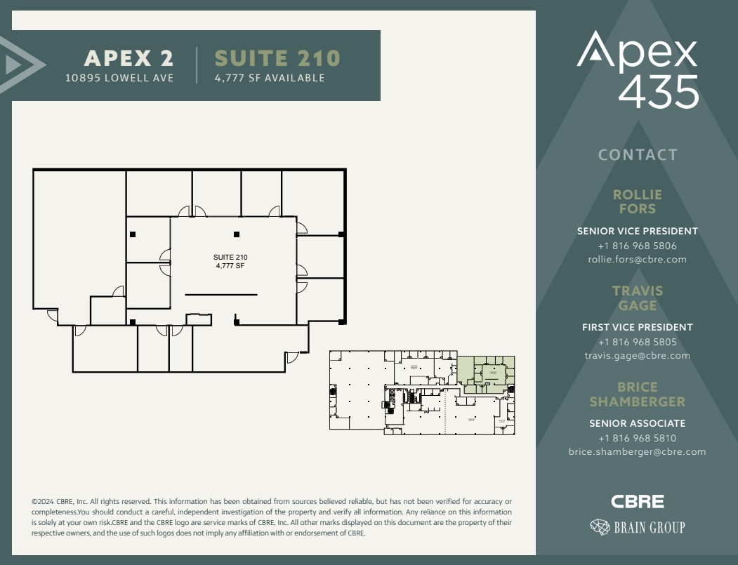 10881 Lowell Ave, Overland Park, KS for lease Floor Plan- Image 1 of 1