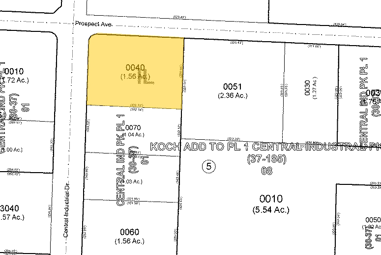 3750 Prospect Ave, Riviera Beach, FL for lease - Plat Map - Image 3 of 3