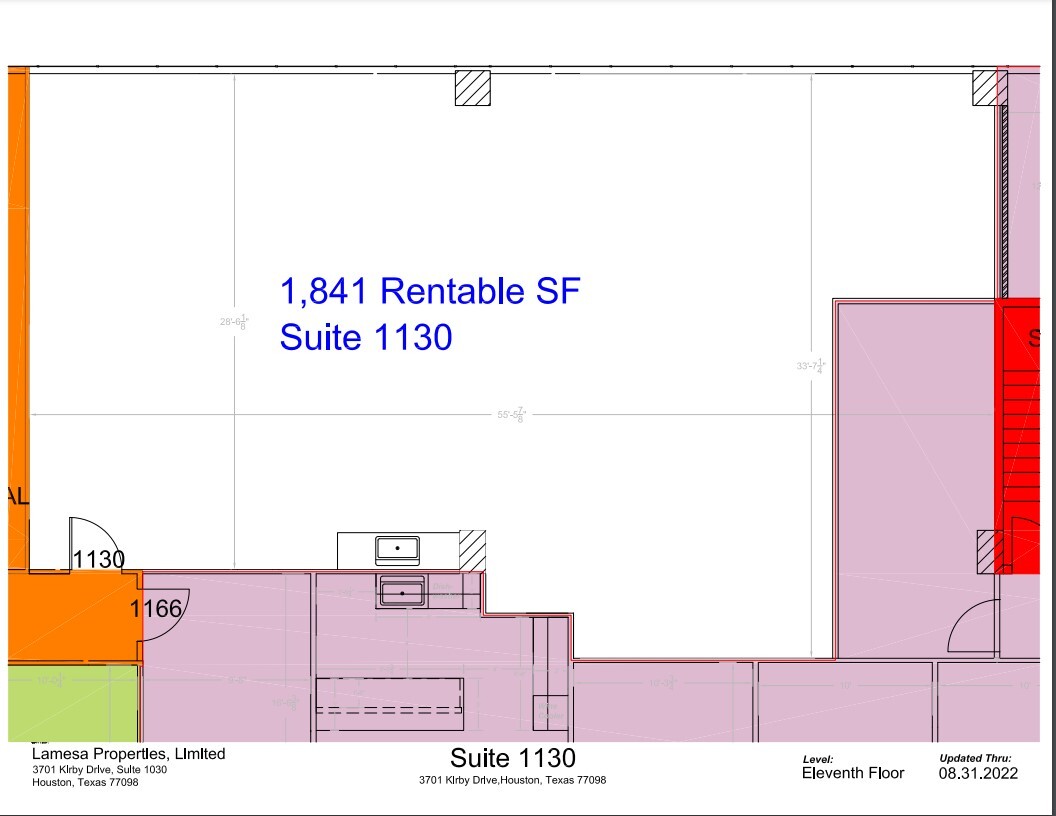 3701-3801 Kirby & 2401 Portsmouth, Houston, TX for lease Floor Plan- Image 1 of 1