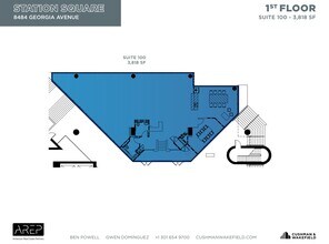 1100 Wayne Ave, Silver Spring, MD for lease Floor Plan- Image 1 of 1