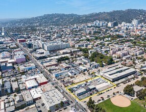 1129 Cole Ave, Los Angeles, CA - AERIAL map view