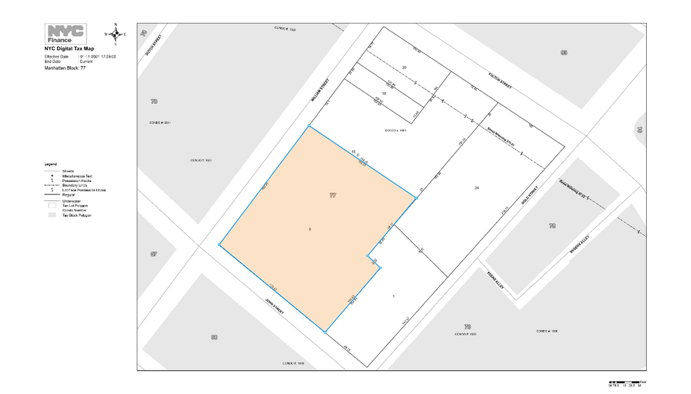 110 William St, New York, NY for lease - Plat Map - Image 3 of 3