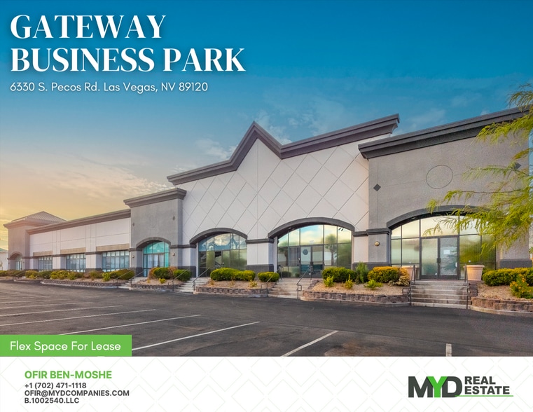 6330 S Pecos Rd, Las Vegas, NV for lease - Building Photo - Image 1 of 10