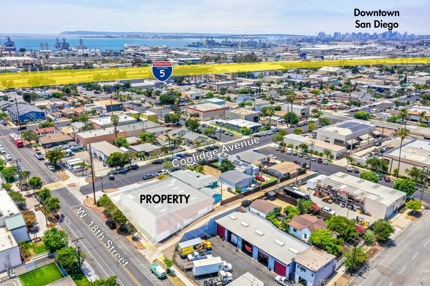 1729 Coolidge Ave, National City, CA for lease - Aerial - Image 2 of 2