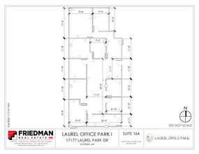 17177 N Laurel Park Dr, Livonia, MI for lease Floor Plan- Image 1 of 2