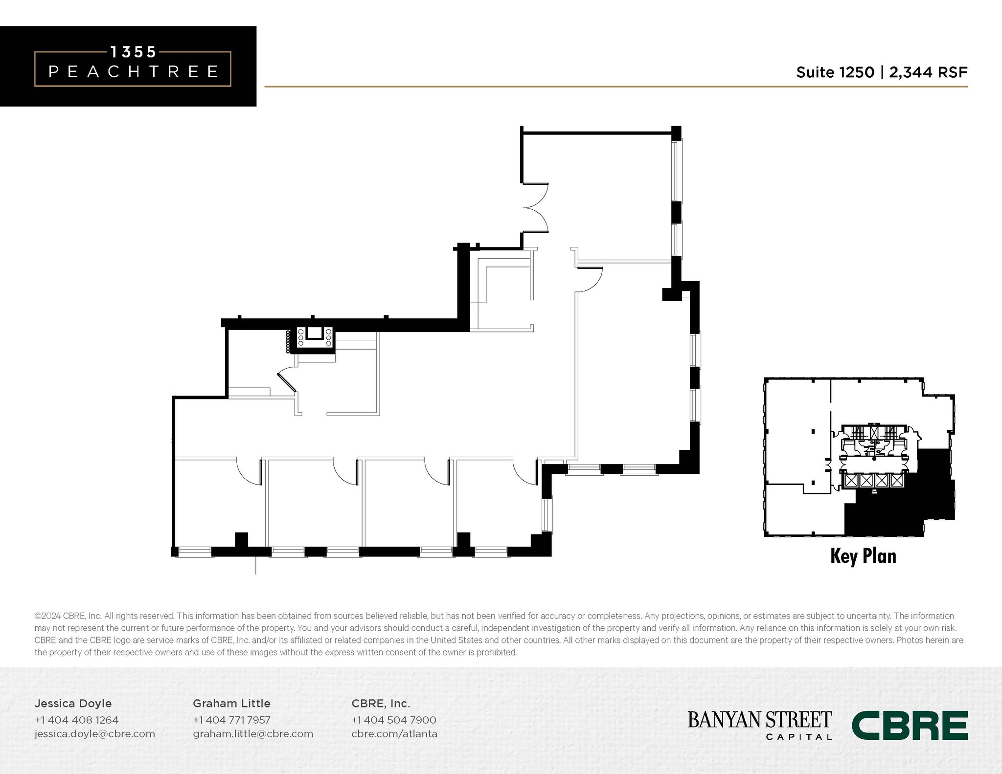 1355 Peachtree St NE, Atlanta, GA for lease Floor Plan- Image 1 of 1