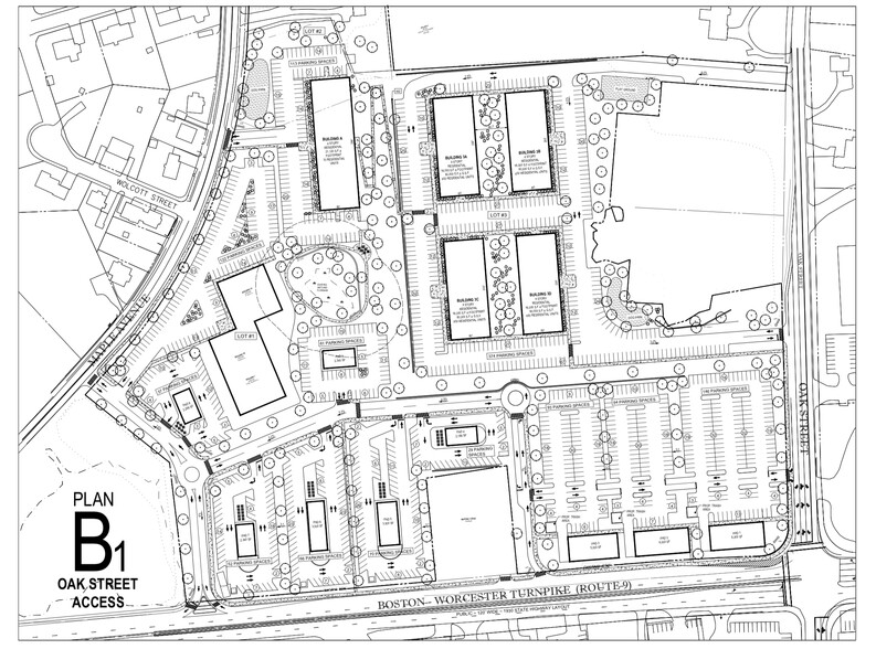 Route 9 Ave, Shrewsbury, MA for lease - Site Plan - Image 1 of 8