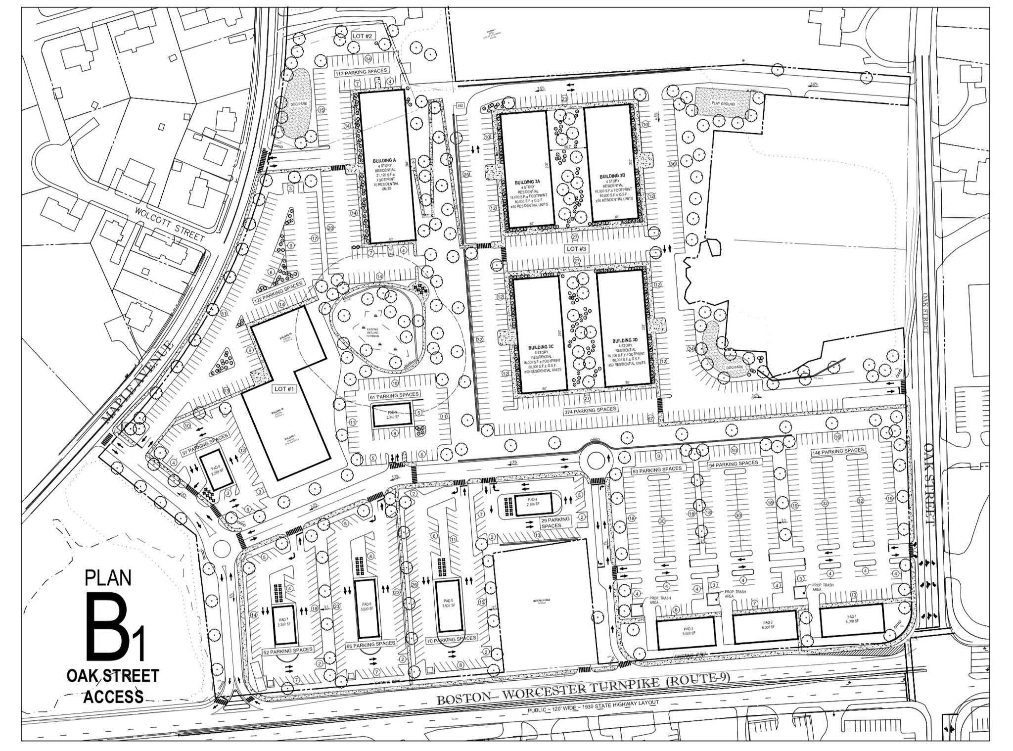 Route 9 Ave, Shrewsbury, MA for lease Site Plan- Image 1 of 9