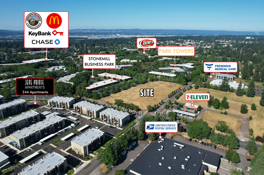 NE 136th Ave. & NE 4th St., Vancouver, WA for lease - Aerial - Image 3 of 5