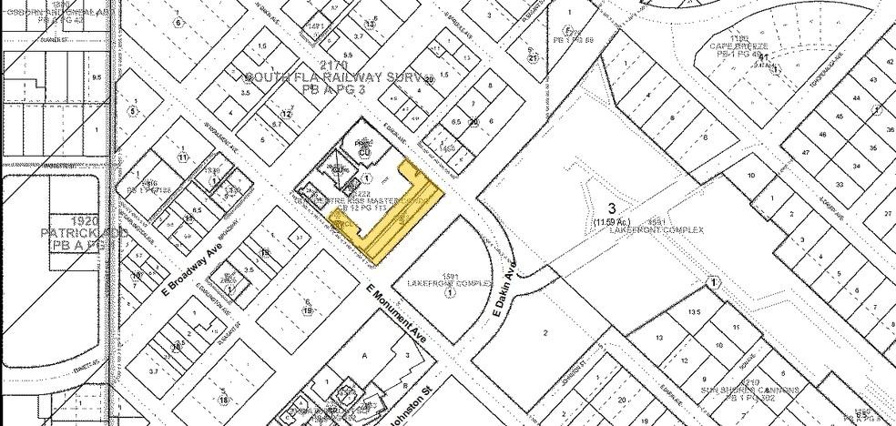 111 E Monument Ave, Kissimmee, FL for lease - Plat Map - Image 2 of 19