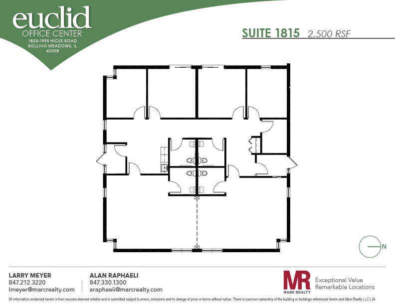 1803 Hicks Rd, Rolling Meadows, IL for lease Floor Plan- Image 1 of 1