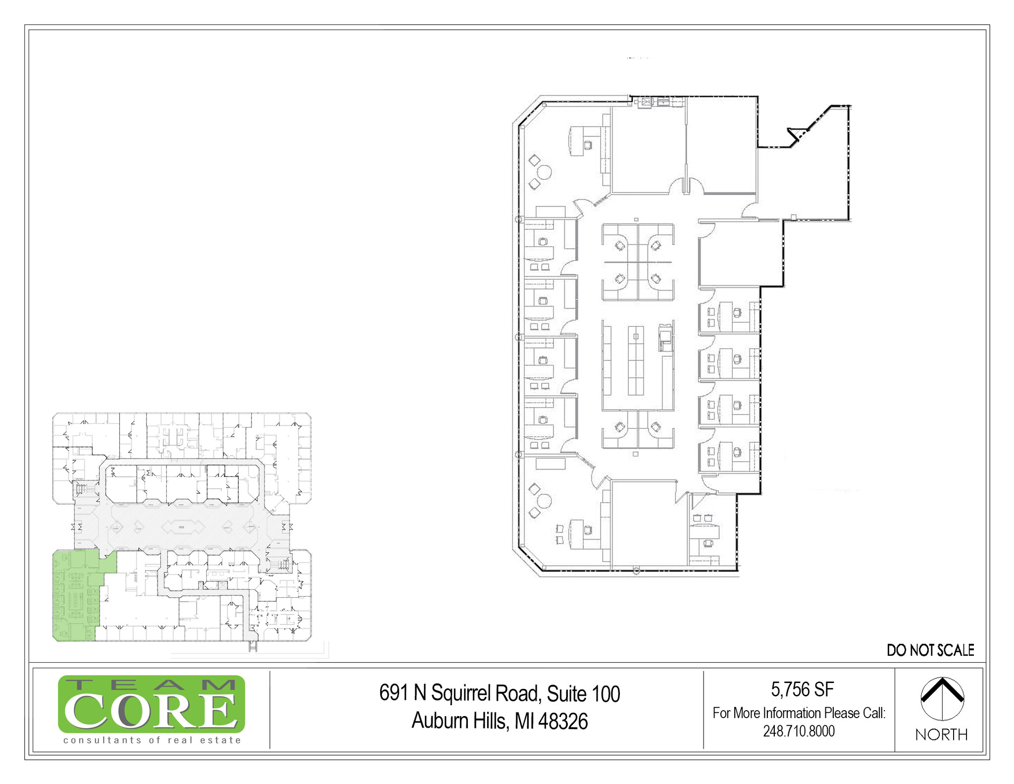 691 N Squirrel Rd, Auburn Hills, MI for lease Floor Plan- Image 1 of 1