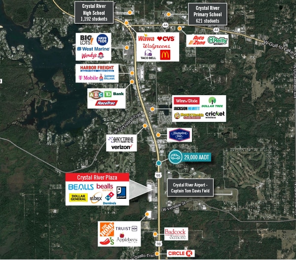 430 N Suncoast Blvd, Crystal River, FL 34429 Crystal River Plaza