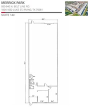 930-940 N Belt Line Rd, Irving, TX for lease Floor Plan- Image 2 of 2