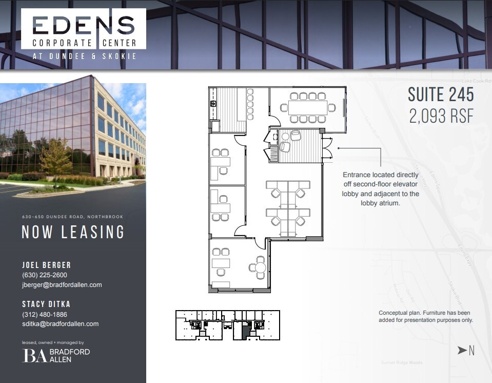 630-650 Dundee Rd, Northbrook, IL for lease Interior Photo- Image 1 of 1