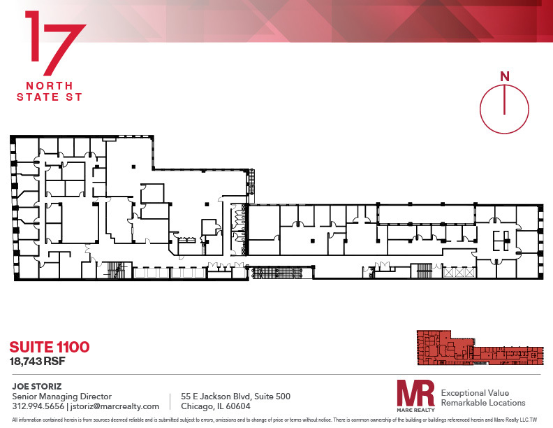 17 N State St, Chicago, IL for lease Floor Plan- Image 1 of 1