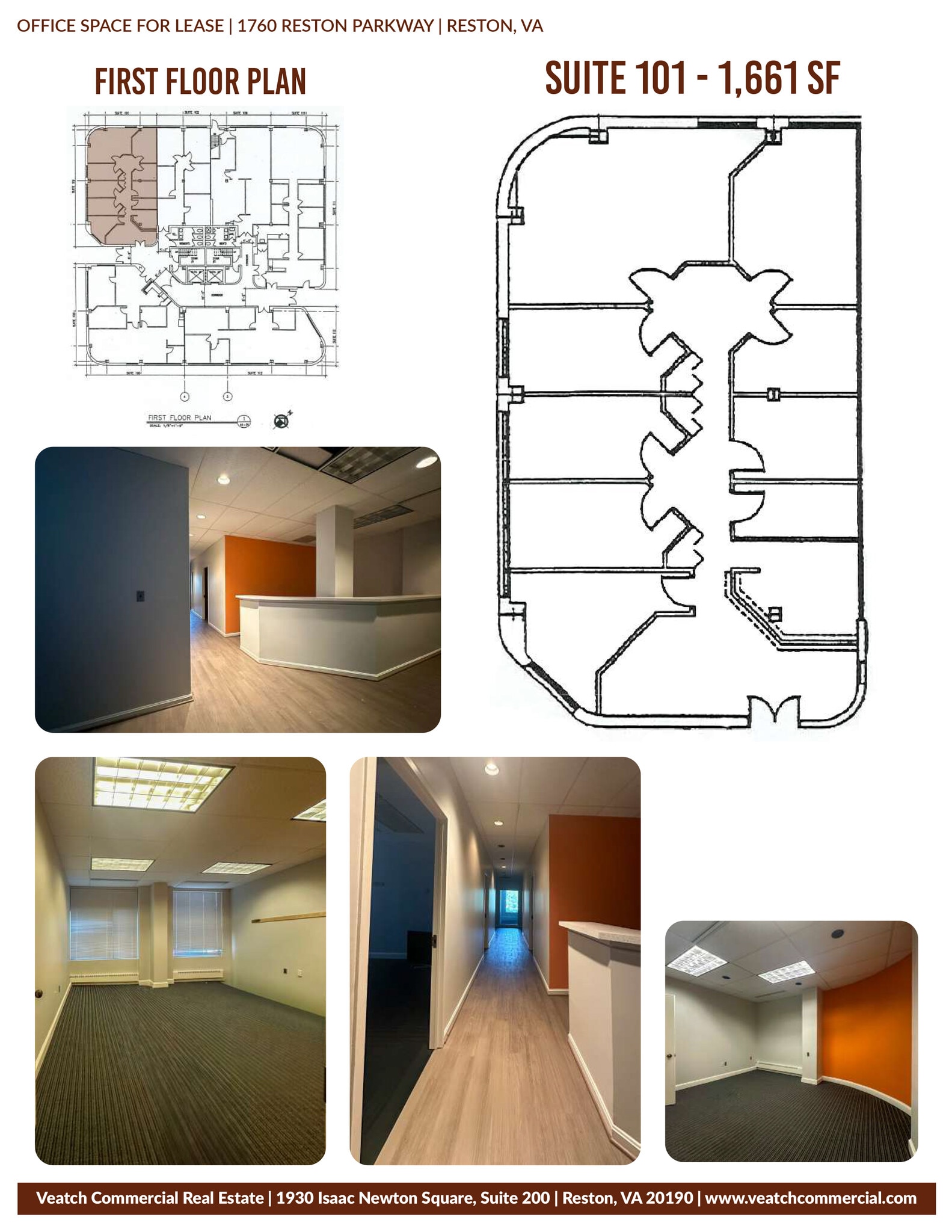 1760 Reston Pky, Reston, VA for lease Floor Plan- Image 1 of 1