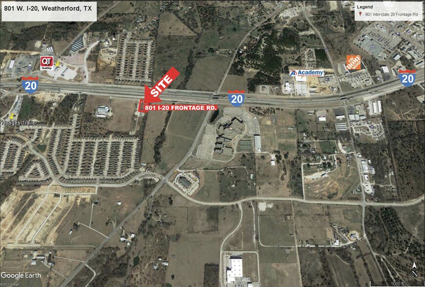 801 Interstate 20 Frontage Rd, Weatherford, TX for sale - Building Photo - Image 1 of 1