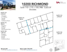 10200 Richmond Ave, Houston, TX for lease Floor Plan- Image 2 of 2