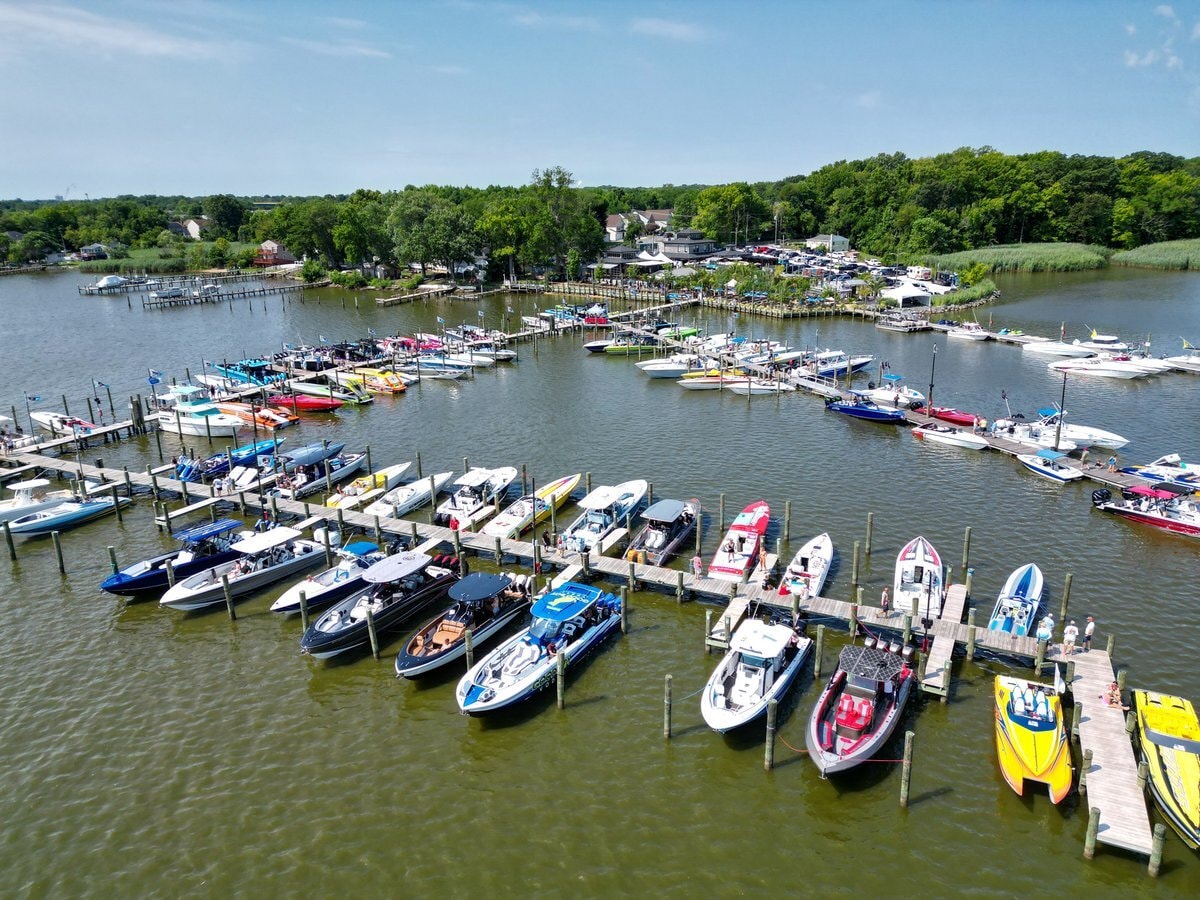 Largest Dock Bar | Marina on the Chesapeake, Sparrows Point, MD for sale Aerial- Image 1 of 4