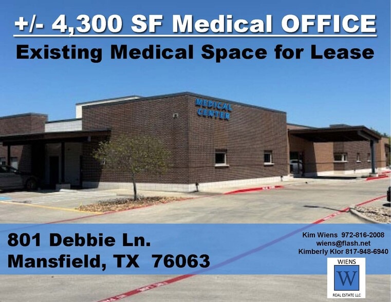 801 E Debbie Ln, Mansfield, TX for lease - Building Photo - Image 1 of 22