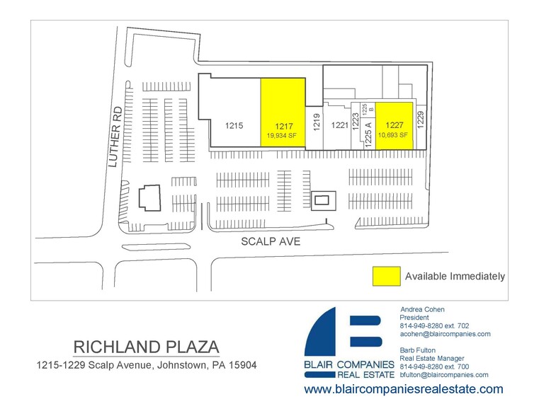 1201-1227 Scalp Ave, Johnstown, PA for lease - Building Photo - Image 2 of 20