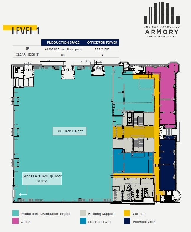 1800 Mission St, San Francisco, CA for lease Floor Plan- Image 1 of 1