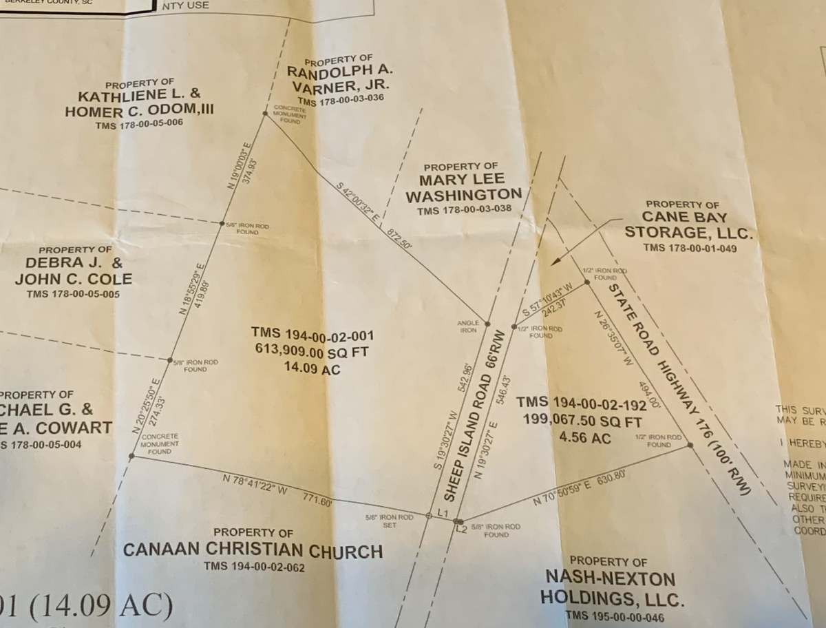 0 Sheep Island, Summerville, SC for sale Plat Map- Image 1 of 5