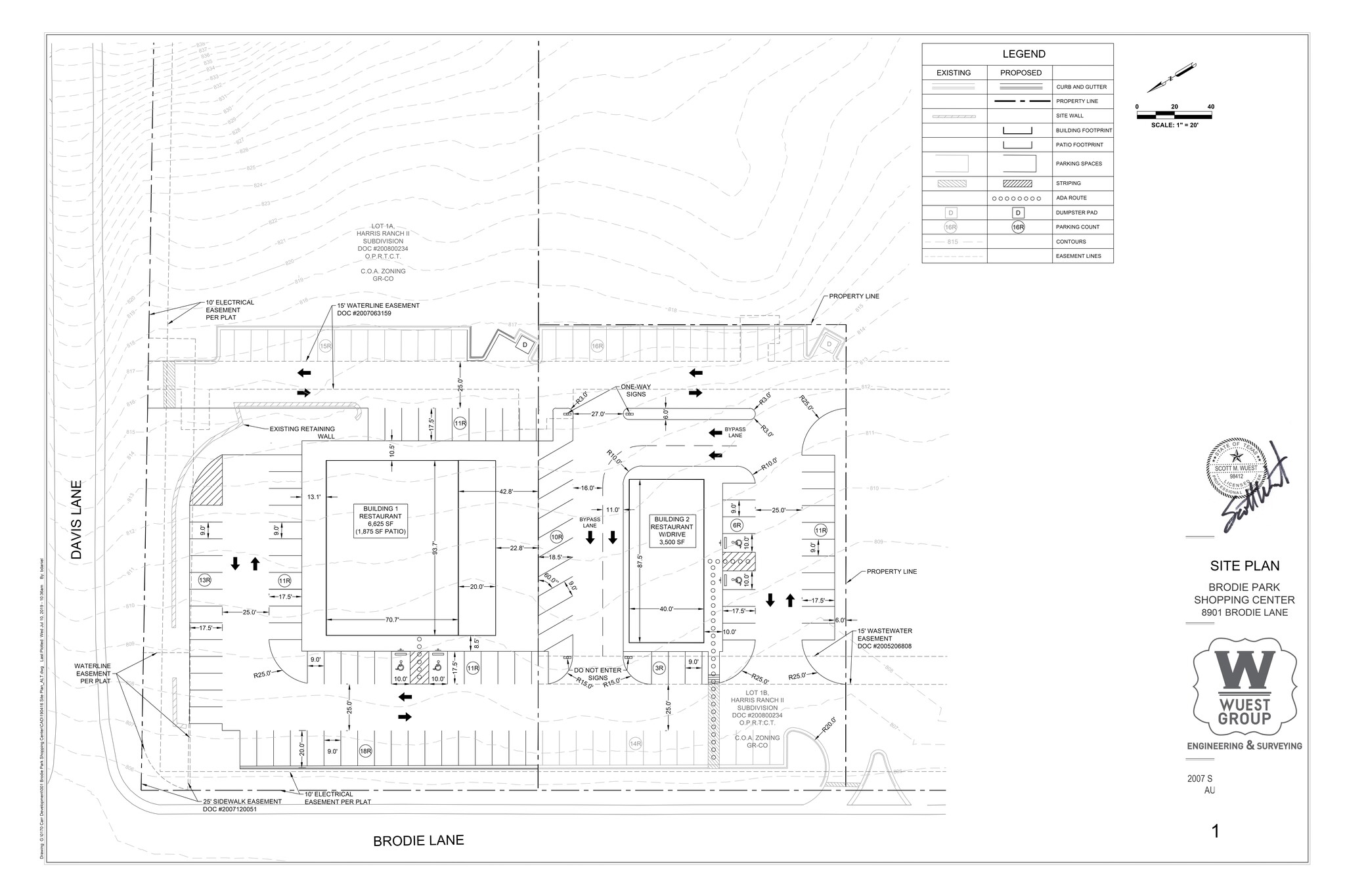 9001 Brodie Ln, Austin, TX for lease Site Plan- Image 1 of 3