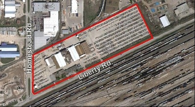 6621 Liberty Rd, Houston, TX - AERIAL  map view