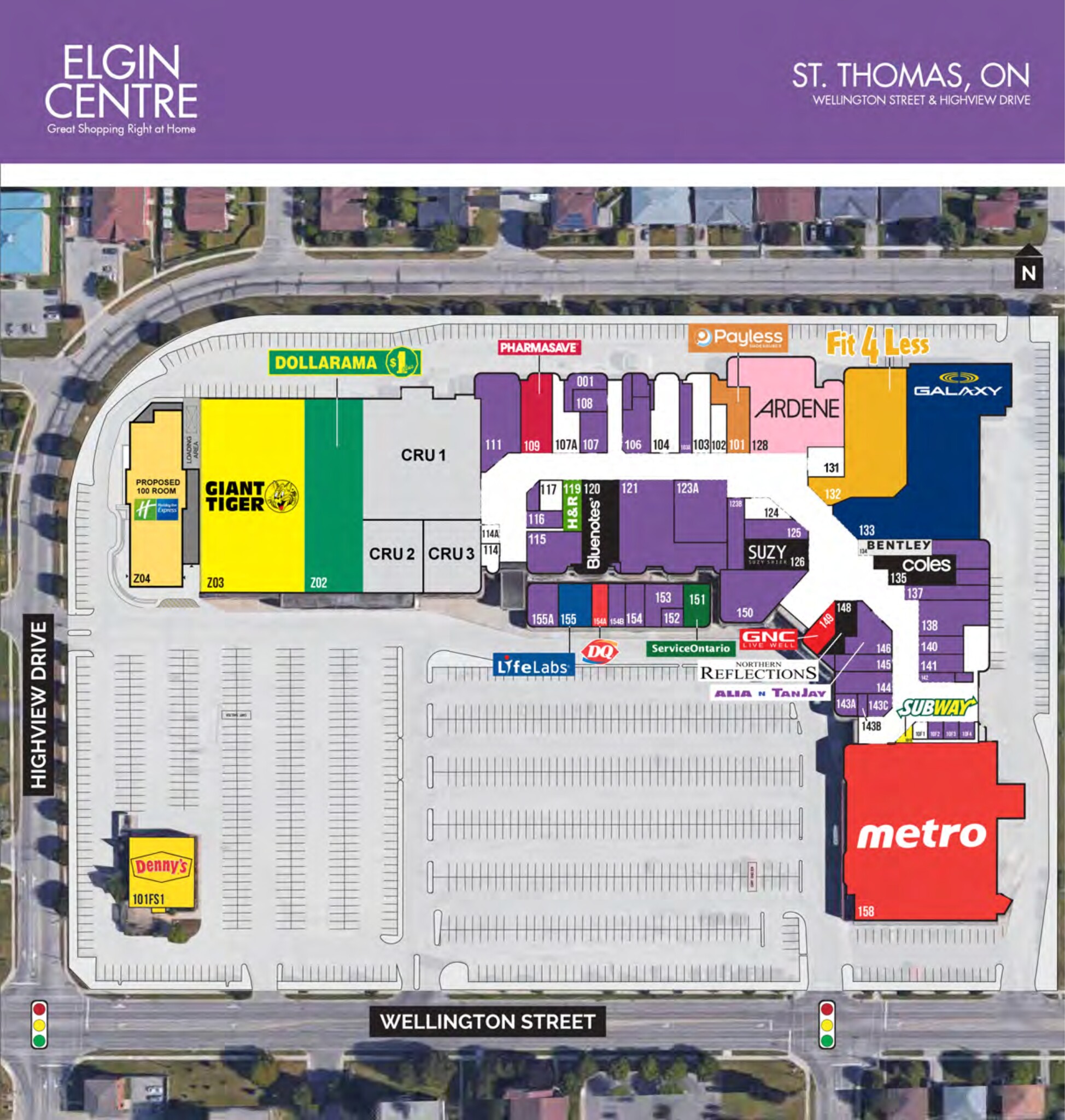 417 Wellington St, St Thomas, ON for lease Site Plan- Image 1 of 20