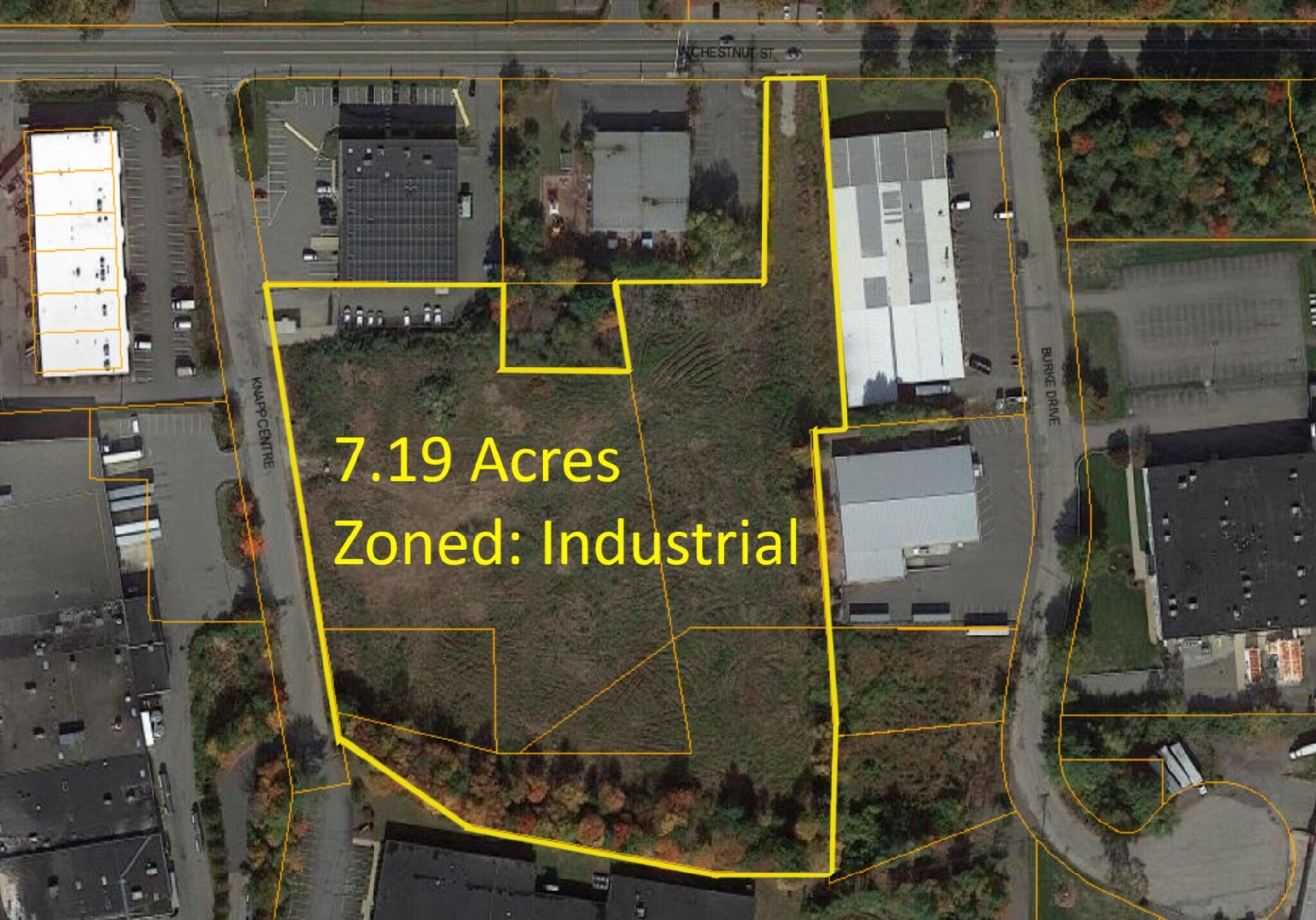 0 Knapp Center, Brockton, MA for sale Aerial- Image 1 of 1