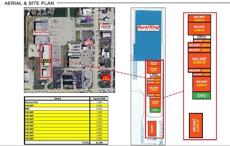 629 N 13th St, Decatur, IN for lease Site Plan- Image 1 of 1