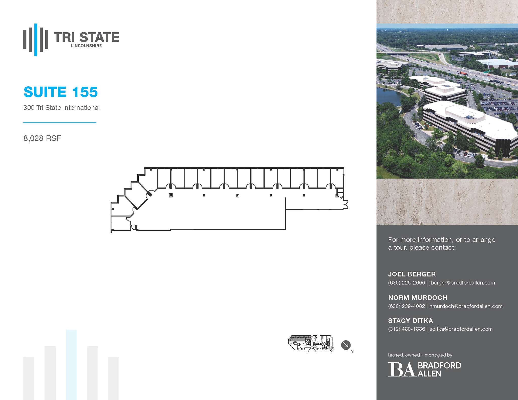 300 Tri State International, Lincolnshire, IL for lease Floor Plan- Image 1 of 1