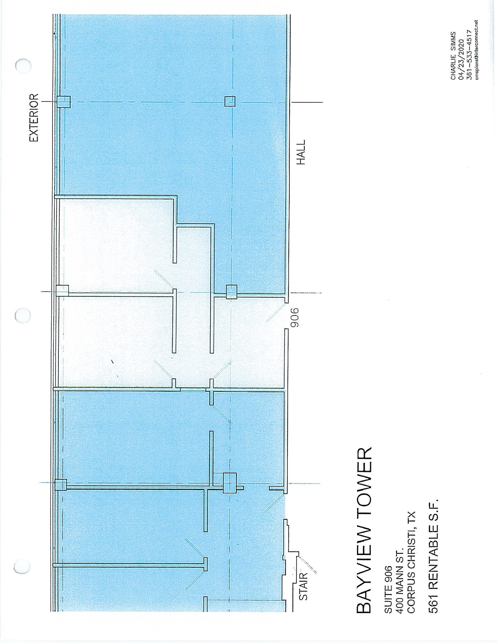 400 Mann St, Corpus Christi, TX for lease Floor Plan- Image 1 of 1