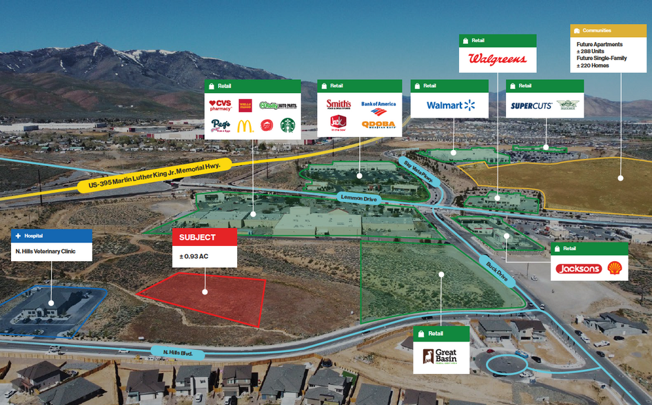 N Hills Blvd, Reno, NV for sale - Building Photo - Image 2 of 5