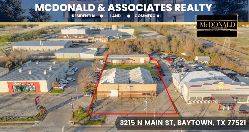 3215 N Main St, Baytown, TX for lease - Aerial - Image 1 of 15