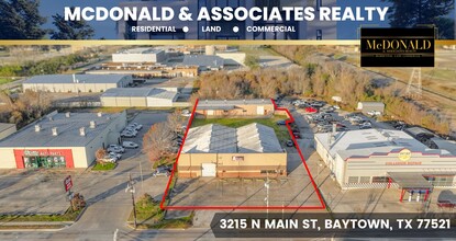 3215 N Main St, Baytown, TX - aerial  map view