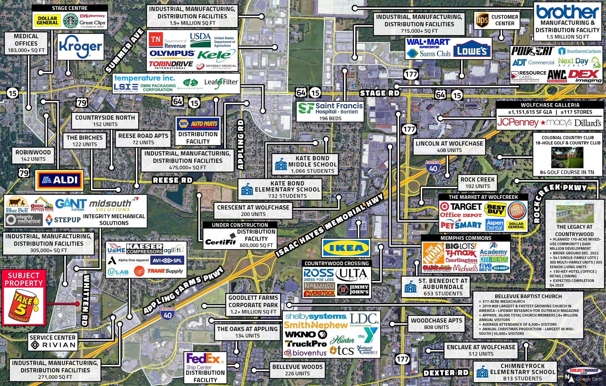 2041 Whitten Rd, Memphis, TN 38133 - Take 5 Oil Change | LoopNet