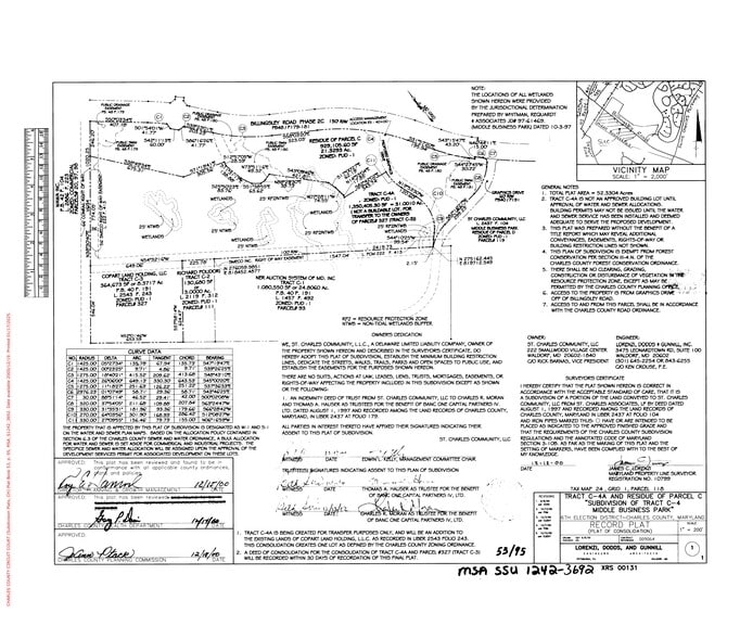 Billingsley Road, White Plains, MD for sale - Site Plan - Image 2 of 2