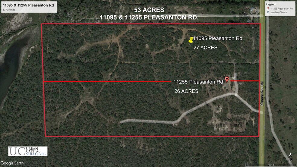 53Acres, 11255 and 11095 Pleasanton Rd San Antonio, TX for Sale