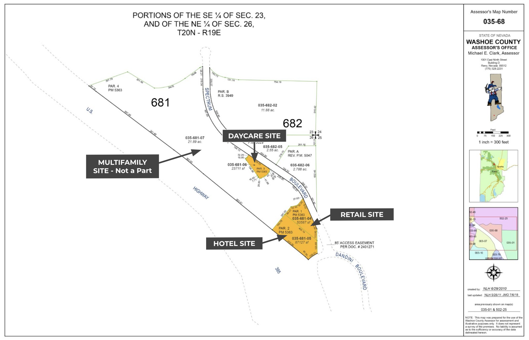 0 Spectrum, Reno, NV 89512 - Spectrum Blvd - 3 Land Parcels - 3.77