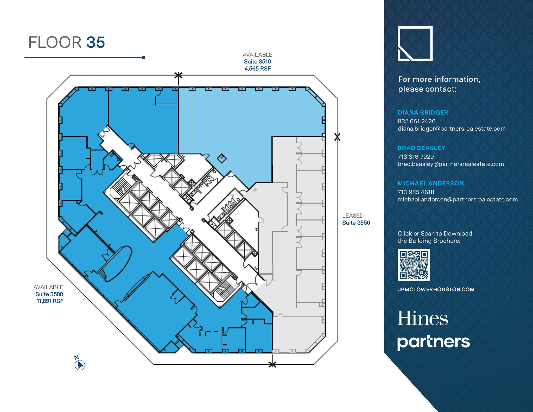 600 Travis St, Houston, TX for lease Floor Plan- Image 1 of 1