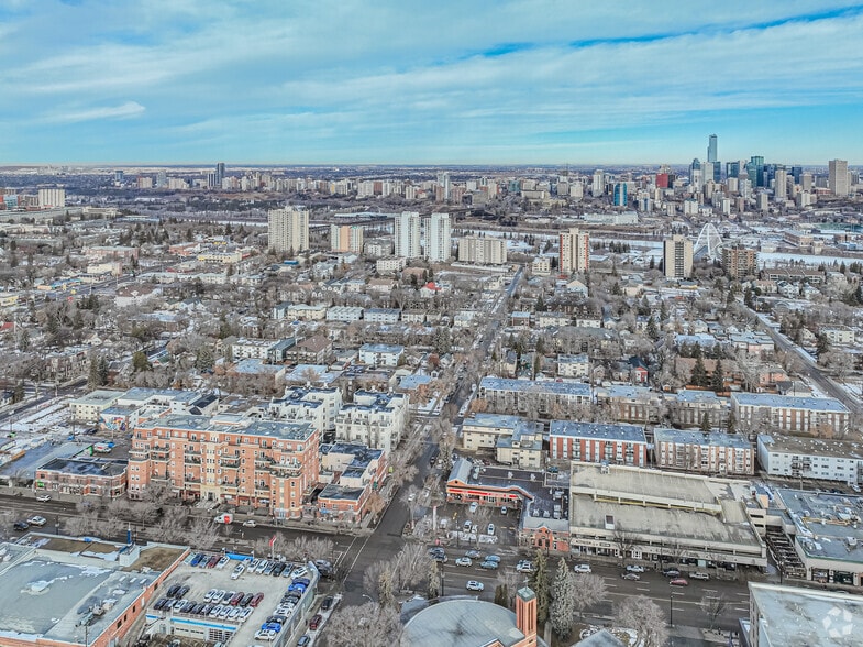 10740-10748 82 Ave NW, Edmonton, AB for lease - Aerial - Image 2 of 3