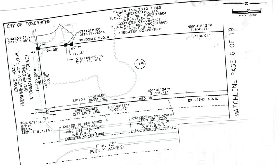 2735 Fm 723 Rd, Rosenberg, TX for sale - Plat Map - Image 2 of 10