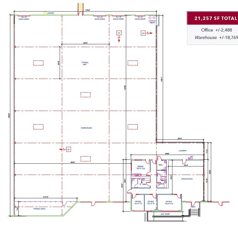 10502-10590 King William Dr, Dallas, TX for lease Floor Plan- Image 1 of 1