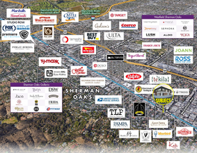 13750 Ventura Blvd, Sherman Oaks, CA - aerial  map view